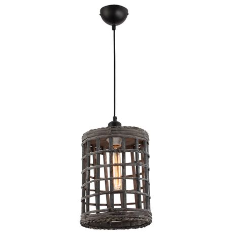 rattan mini pendant light