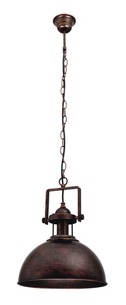 Bright Star Lighting Metal Pendant - Black/ Gold