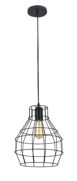Bright Star Lighting Metal Pendant with Geometric Pattern - 300mm