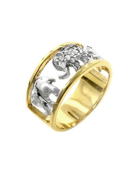 Miss Jewels-Pave set Elephant Band