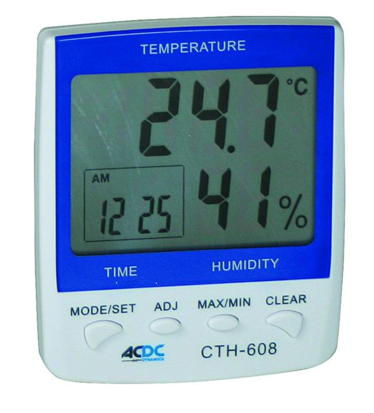 ACDC Digital Indoor Thermometer/Hygrometer/Clock