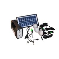 Solar Powered Lighting System With Charger 