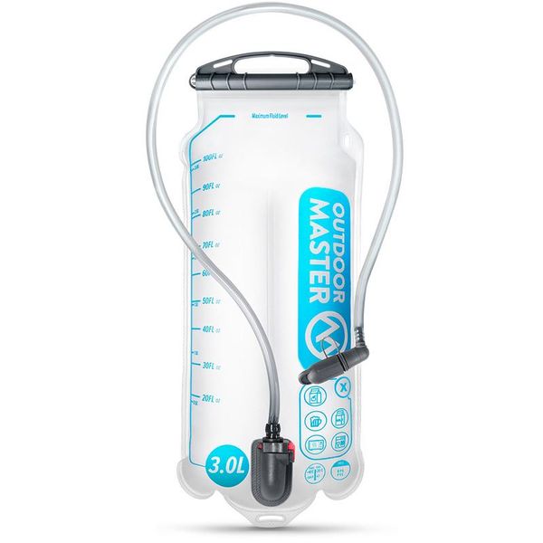 OutdoorMaster Hydrovoir Hydration Bladder - 3L - Leak &amp; Taste Free
