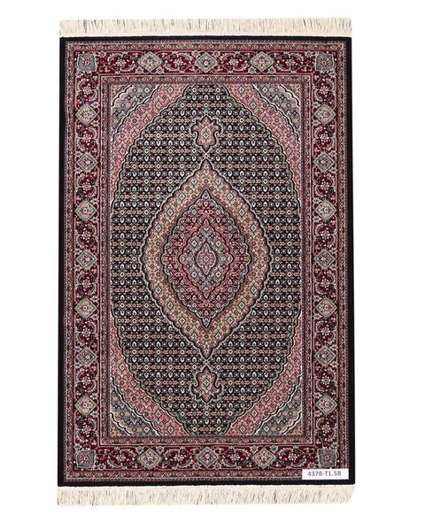 Apadana M-Tabriz Navy Blue and Red Border (350x250)