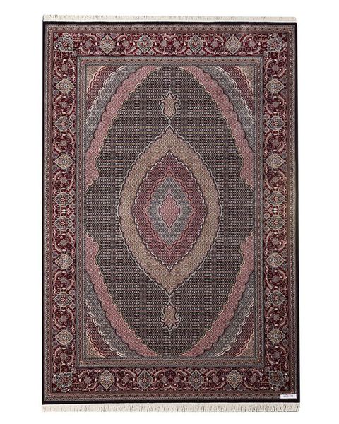 Tabriz Navy Blue And Red Border (350X250 image