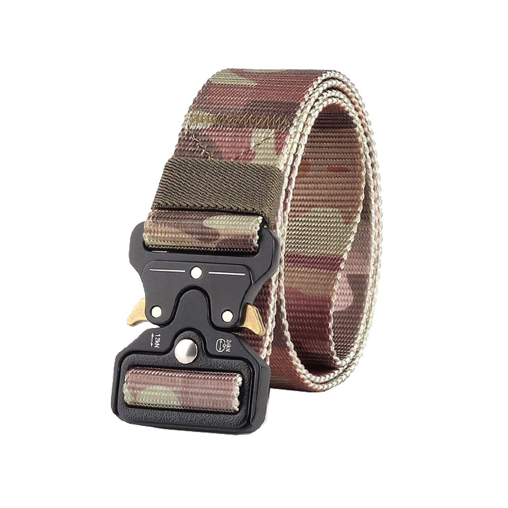 Heavy Duty Metal Buckle Military Tactical Waist Belt Forest