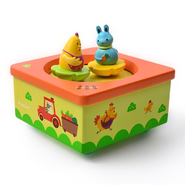 Mideer Wooden Musical Box Happy Farm