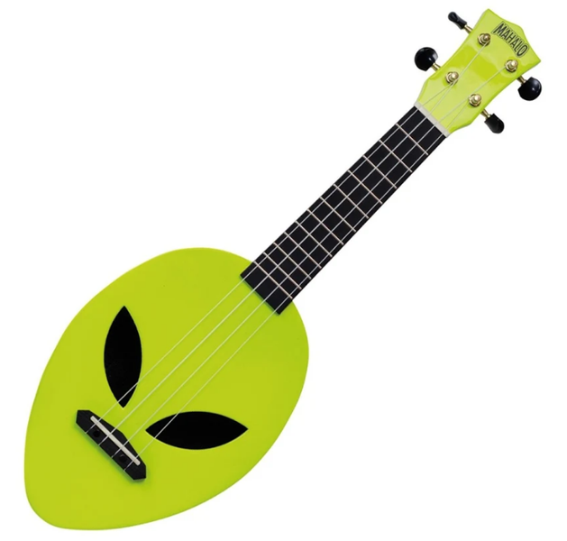 Mahalo Soprano Ukulele Green Alien