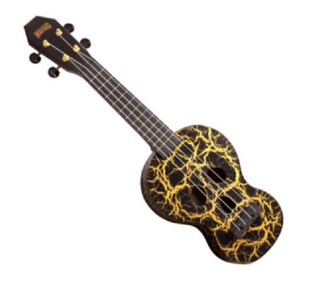 Mahalo Soprano Ukulele Skull Black