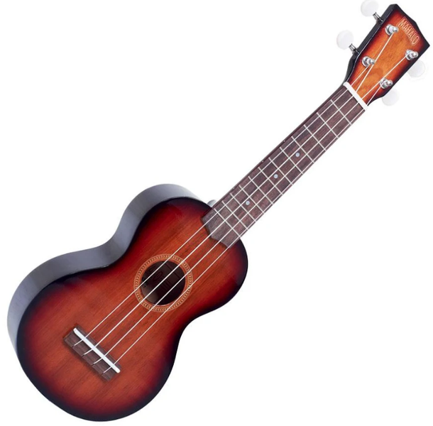 Mahalo Soprano Ukulele Transparent 3 Tone Sunburst