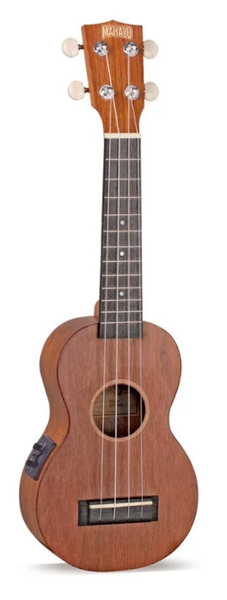 Mahalo Soprano Ukulele Transparent Brown W/Pickup