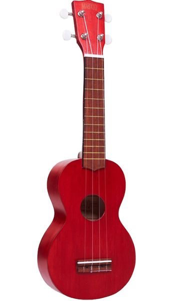 Mahalo Soprano Ukulele Transparent Red