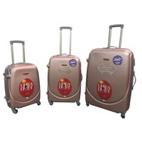 it luggage black & rose gold trim 28 inch suitcase