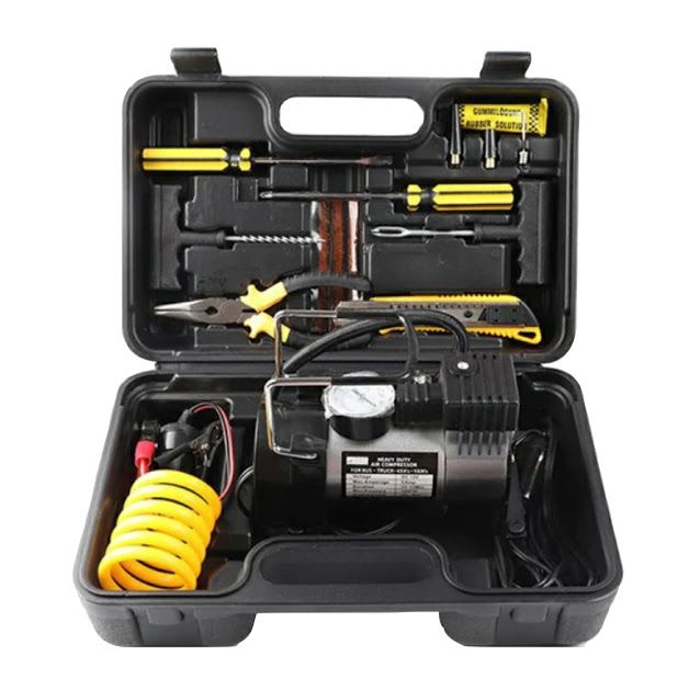 Fleek 12V Car Portable Multi-function Tire Repair Kit Tool