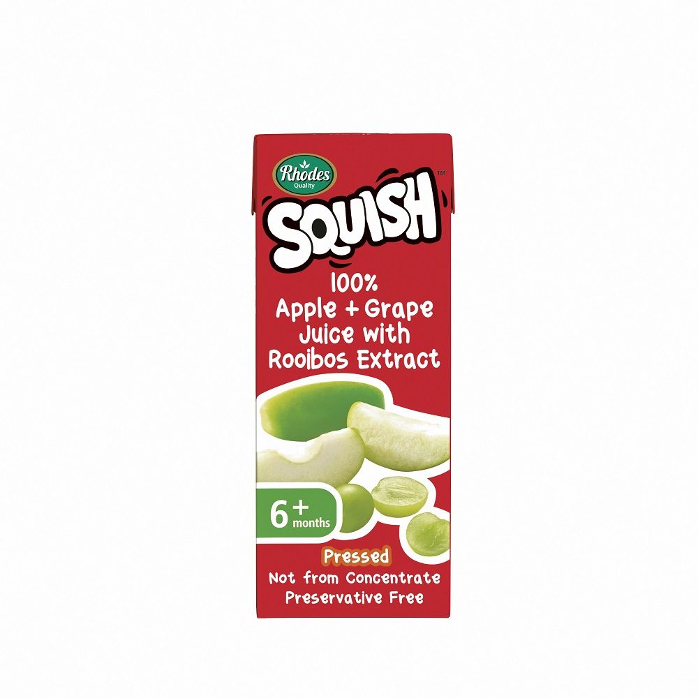 Squish 100 Pressed Apple, Grape & Rooibos Juice Blend 24 x 200ml