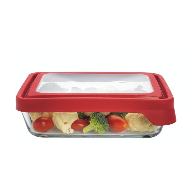 Anchor Hocking - Trueseal Rectangular Glass Container w/Trueseal Lid 1420ml