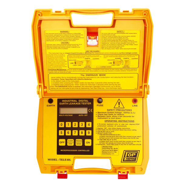 HellermannTyton Toptronic TELE10L Industrial ELCB Tester