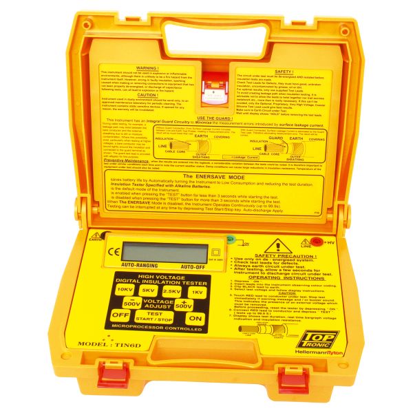 HellermannTyton Toptronic TIN6D 10kV Insulation Tester