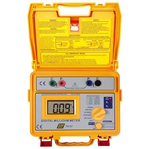 HellermannTyton T4137 Digital Milliohm Meter