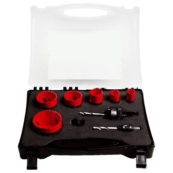 HellermannTyton WHS9KT 9 Piece Bi-Metal Holesaw Kit
