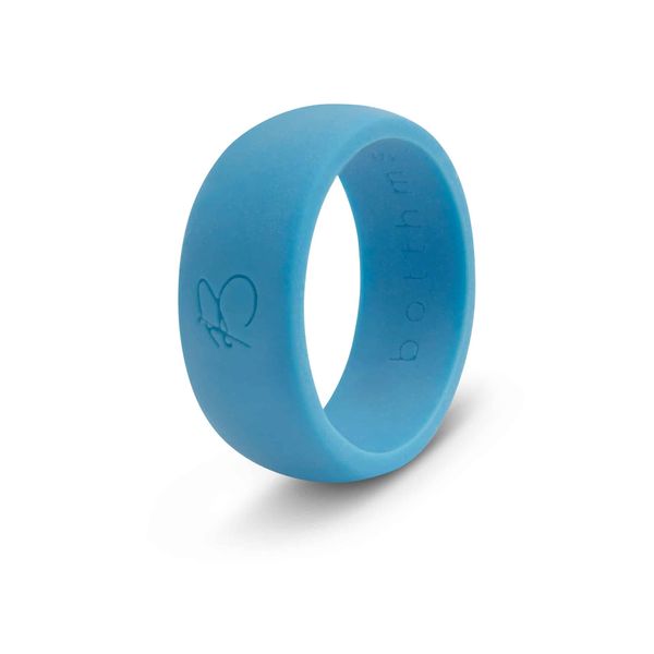 Botthms Turquoise Silicone Wedding Ring