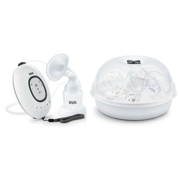 NUK First Choice Electric Breast Pump With Free Microwave steriliser