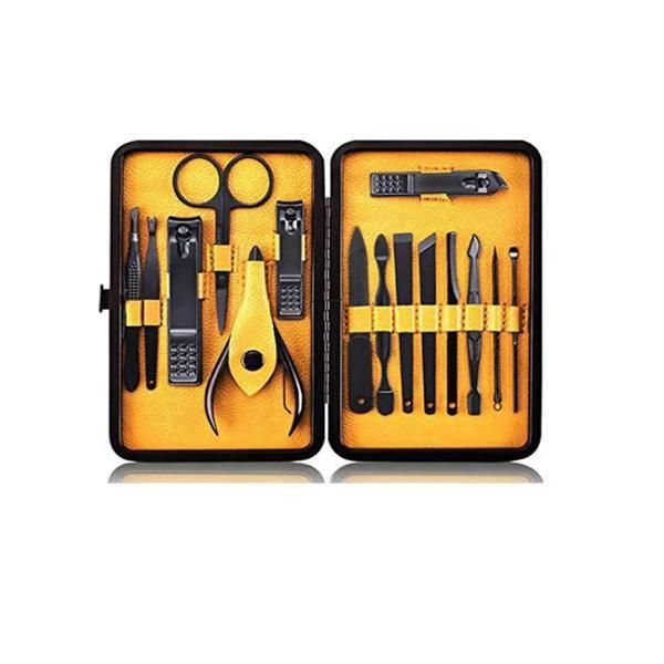 15 Piece Men's Grooming Kit - Black &amp; Yellow