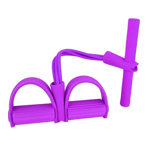 Four Tubes Resistance Yoga Sports Band - Purple