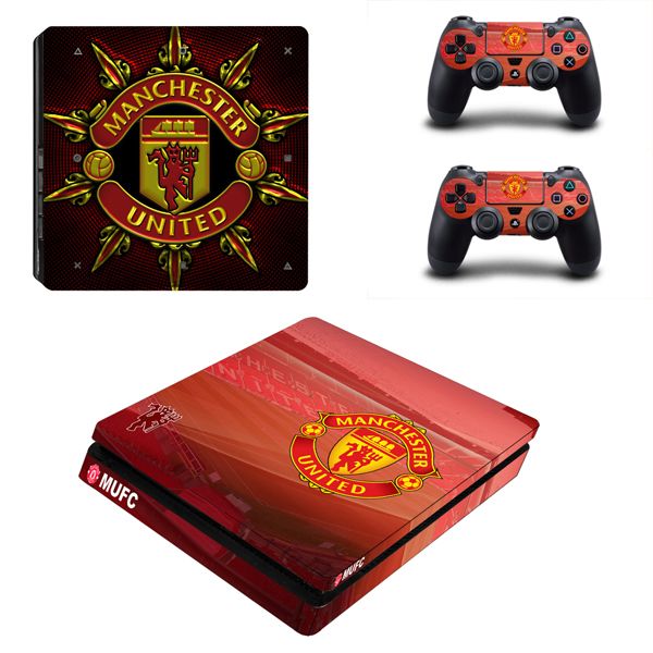Decal Skin Compatible with PS4 Slim - Manchester United 2026 (Decal Only)