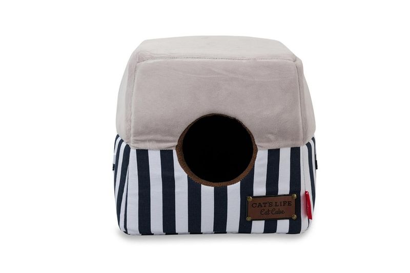 Cat's Life Cat Cube Stripe (Navy03) M