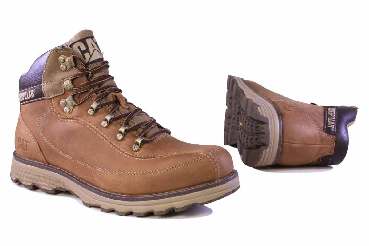 Caterpillar Mens BrownLaceUp Mid Boot Shop Today. Get it Tomorrow