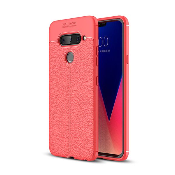 Ventilation Shockproof Rubber TPU Case for LG V40 Black