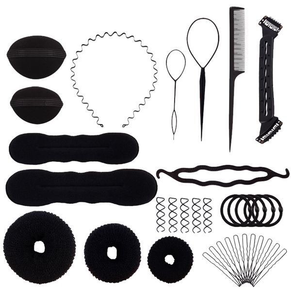 DIY Hair Styling Accessories Kit Set - 33 Piece