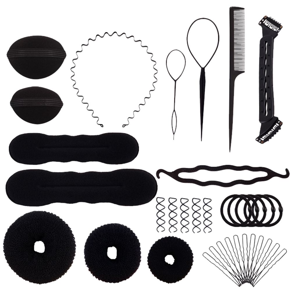 DIY Hair Styling Accessories Kit Set 33 Piece Shop Today. Get it Tomorrow!