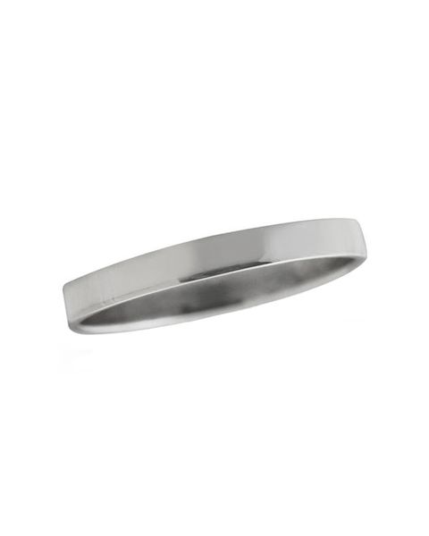 Miss Jewels- 3mm 925 Sterling Silver Flat Band