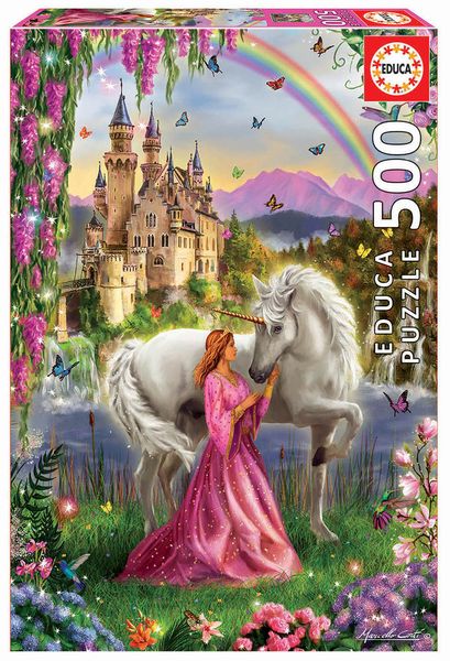 Educa Fairy And Unicorn Puzzle - 1x500 Piece