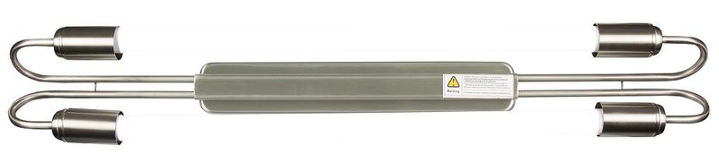 2 Foot Decorative LED Satin Chrome Fluorescent Fitting