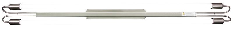 4 Foot Decorative LED Satin Chrome Fluorescent Fitting