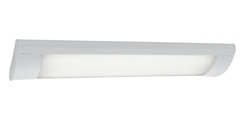 16 Watt White Aluminium LED Fluorescent with Perspex Cover