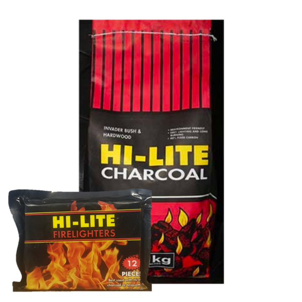 Hi-Lite 1 Pack Charcoal &amp; Firelighter
