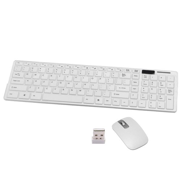 Wireless Keyboard &amp; Mouse Combo for Computers, Laptops, Tablets - Black