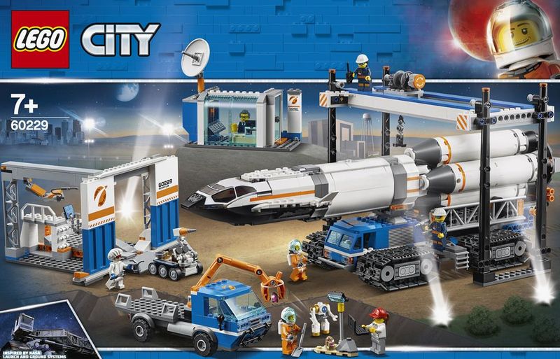 LEGO® City Rocket Assembly &amp; Transport 60229 Building Toy Set - 1055 Pieces