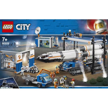 lego city rocket assembly and transport