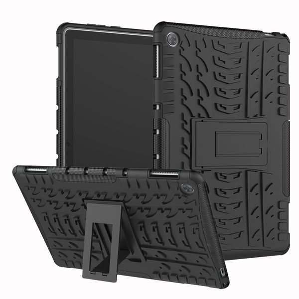 Rugged Hard Cover Stand for Huawei MediaPad M5 lite Black