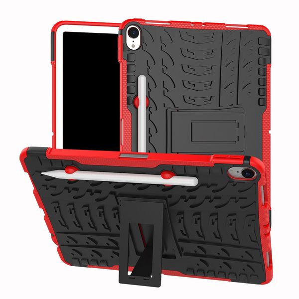 Rugged Hard Cover Stand Comaptible With iPad Pro 11" Red