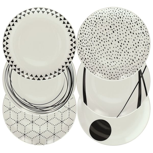 Tognana - Graphic Porcelain Dinnerware Table Set 18 Pieces
