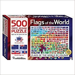 Flags of the World by Colour 500 Piece Jigsaw Puzzle