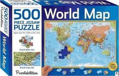 World Map 500 Piece Jigsaw Puzzle