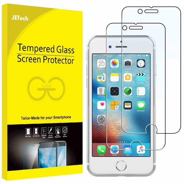 JETech Apple iPhone 6 &amp; iPhone 6S Screen Protector 2-Pack