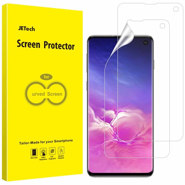 JETech Samsung Galaxy S10 Screen Protector Full Coverage 2-Pack